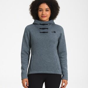 The North Face Women’s Toggle-Neck Sweater Fleece Hoodie Blue Size SP